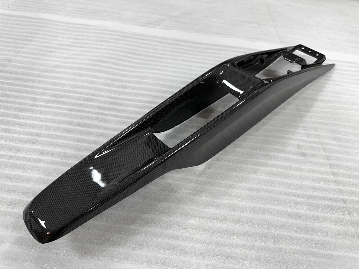 296 OEM Style Auto Parts Dry Carbon Fiber Automotive Accessories Car Interior Shift Center Control Panel  296